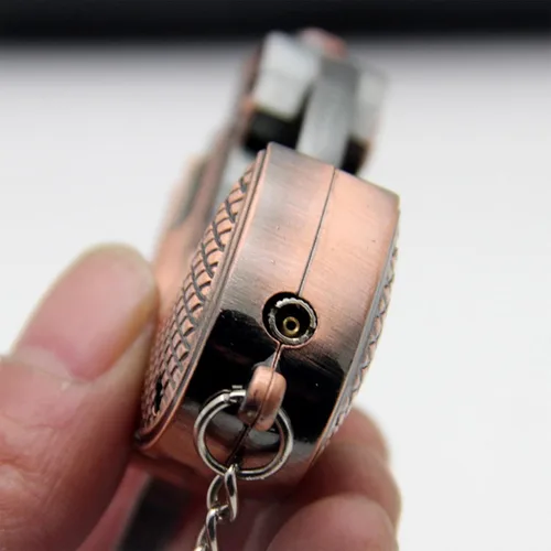 Miniatura 3 de Lindo y divertido encendedor, gran regalo de broma, llama suave, recargable, de butano, novedad ajustable, novedad de la suerte, encendedor único