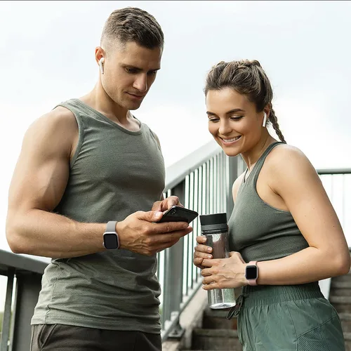 Miniatura 6 de GEAK Paquete de 15 correas compatibles con Apple Watch de 1.57, 1.65, 1.65 y 1.73 pulgadas, para mujeres y hombres, correas deportivas de silicona