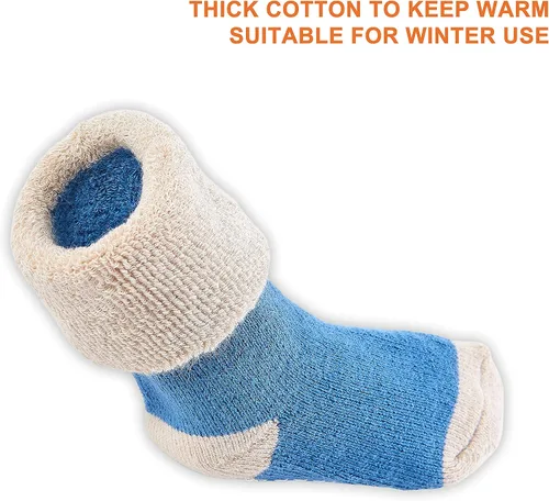 Miniatura 2 de Calcetines de bebé de 12 a 36 meses antideslizante agarre calcetines con suela antideslizante para bebés niños pequeños niños y niñas 5 pares