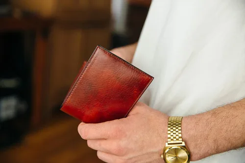 Miniatura 6 de Bosca Cartera de 8 bolsillos para hombre en piel vieja - RFID