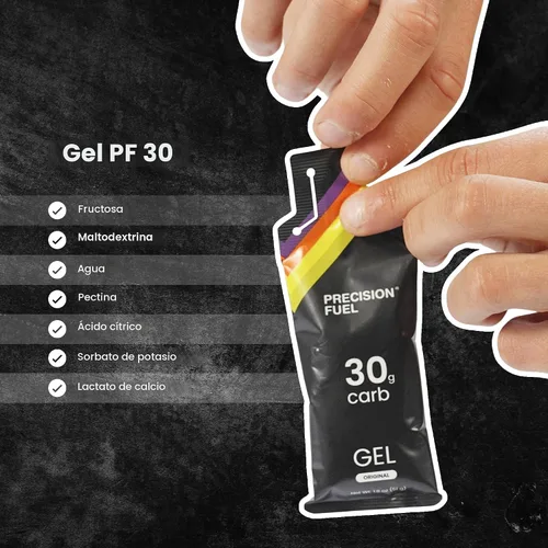 Miniatura 3 de Geles de Energía Precision Fuel PF30 - Geles de Sabor Neutro y Suave para Correr para Atletas de Resistencia, 30g de Carbohidratos, Fáciles