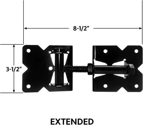 Miniatura 5 de Bisagra de puerta de acero inoxidable blanco para vinilo, esgrima de PVC - CAJA Cantidad 12