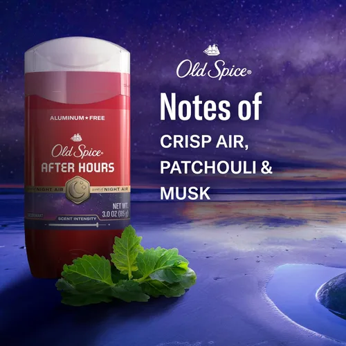 Miniatura 5 de Old Spice Desodorante sin aluminio para hombres, protección contra olores 24/7, frescura 24/7 y aroma duradero, Afterhours con aroma a especias, 3.0