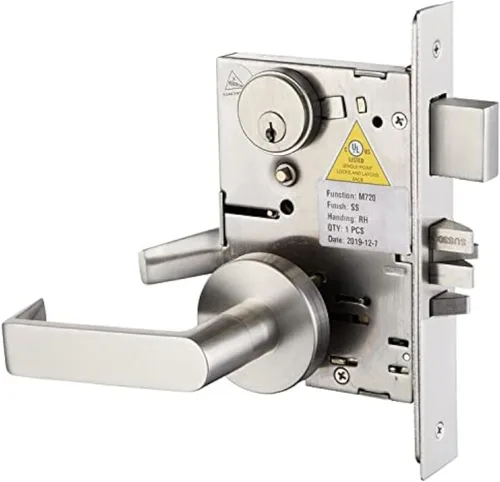 Miniatura 10 de Juego de Manija de Puerta de Palanca de Cerradura de Mortaja Comercial SUMBIN para Puerta de Corredor F13 Función Seccional/Dormitorio
