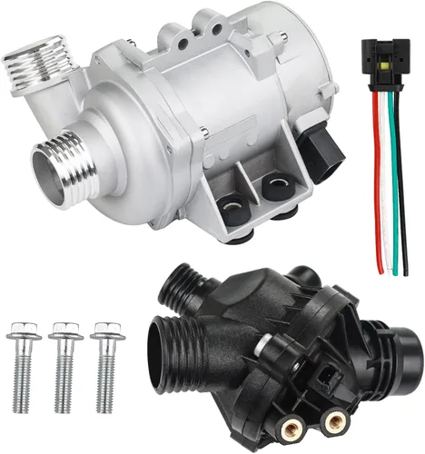 Miniatura 9 de JDMON Compatible con bomba de agua de motor eléctrico BMW Z4 X3 X5 325i 325xi 328i 328xi 525i 525xi 528i 528xi reemplazar 11517586925 702851208