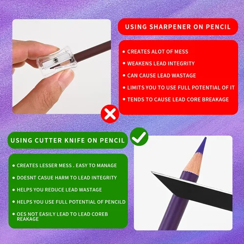 Miniatura 3 de GETHPEN Lápices de pastel, juego de lápices de carbón coloreados para dibujo, lápices de color tono de piel, lápices de carbón para dibujo, lápices