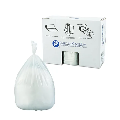 Miniatura 14 de Inteplast Group - Bolsas de basura comerciales de alta densidad, 60 L, 8 micrones, 61x83.8 cm, color negro, 50 bolsas/rollo, 20 rollos/cartón