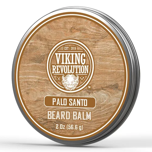 Miniatura 32 de Viking Revolution Bálsamo para barba de cedro y pino, mantequilla con aceite de argán, suavizante e hidratante para hombres, cera para barbas