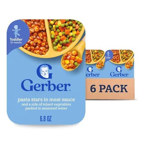 Miniatura 13 de Gerber Comida para niños pequeños, arroz amarillo y pollo, hora de comer para niños pequeños, 8PK