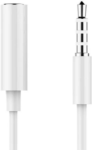 Miniatura 6 de OLIREXD 2 cables de extensión de auriculares de 0.138 in, extensor de conector de auriculares macho a hembra de 4 polos, cable de extensión de audio