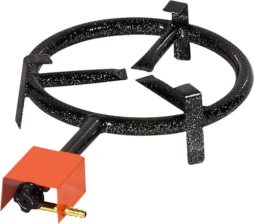 Magefesa Quemador de gas propano para exteriores de 12 pulgadas, acero esmaltado reforzado resistente, se adapta a paellas de hasta 15 pulgadas,