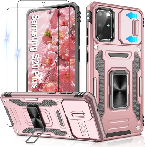Miniatura 171 de Gritup para Samsung Galaxy S22 Funda con protectores de pantalla HD de 2 paquetes y cubierta deslizante para la cámara, protección contra caídas