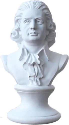 Miniatura 7 de Escultura de figura clásica decorativa de yeso, resina como modelo de pintura para artistas, busto, Venus, Apollo-David David escultura - 11.8 in