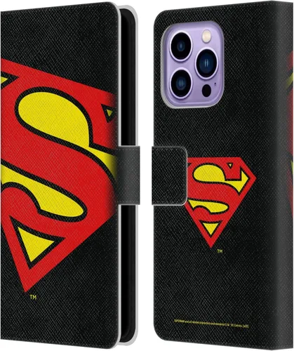 Miniatura 18 de Head Case Designs Funda de piel con licencia oficial de Superman DC Comics con logotipos negros y rojos compatible con Apple iPhone 11