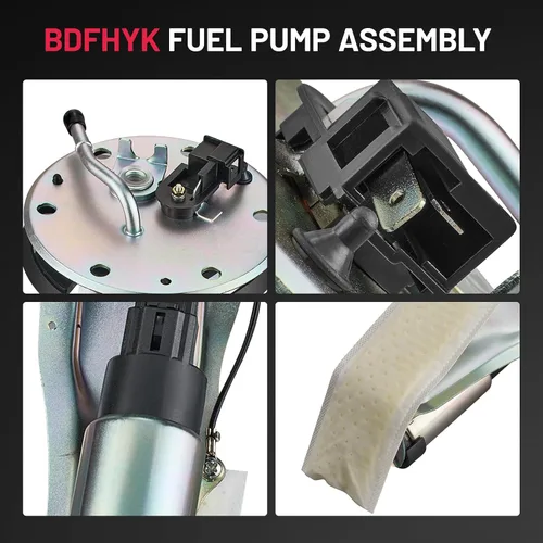 Miniatura 2 de BDFHYK Conjunto de módulo de bomba de combustible eléctrica compatible con Honda Civic 1992-1995 1.5L l4, 1.6L l4, compatible con Acura Integra