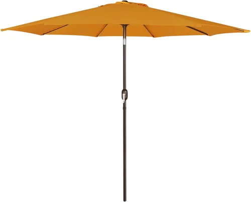 Miniatura 13 de Blissun - Sombrilla de aluminio para patio al aire libre de 9 pies, sombrilla de mesa para exteriores, sombrilla de jardín, sombrilla de mercado