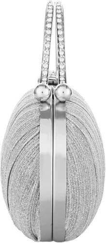Miniatura 7 de YYW Bolso de noche para mujer, embrague de boda con cadena y bolsos de noche