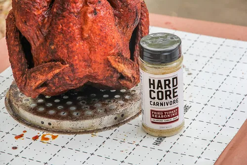 Miniatura 6 de Condimento de Pavo Frito Edición Limitada Hardcore Carnivore (Agitador de 11 oz) Mezcla hecha en Texas para Pavo, Alas de Pollo, Empanada y Más