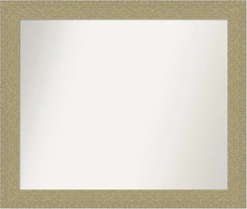 Miniatura 100 de Amanti Art Espejo de pared personalizado no biselado (24.25 x 24.25 pulgadas), marco dorado de mosaico, varios tamaños personalizados, espejo