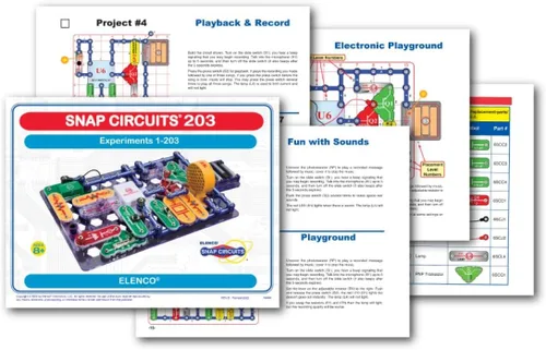 Miniatura 5 de Kit de circuitos electrónicos Snap Circuits 203 de Electronics Discovery