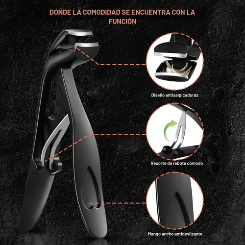 Miniatura 5 de BEZOX Cortauñas de Cabeza Angulada para Uñas de los Pies para Personas Mayores para Uñas Gruesas - Cortauñas Ergonómico para Uñas de los Pies