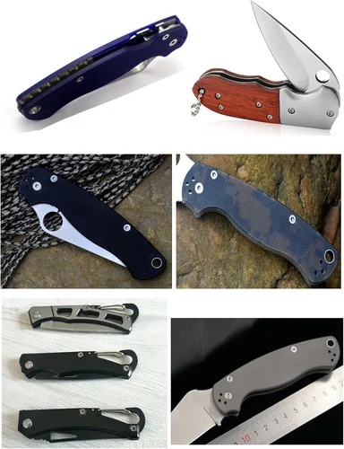 Miniatura 4 de EDC Cuchillos mango pivote tornillo, cuchillo de supervivencia, remaches de bolsillo plegable cuchillo eje sujetadores, paquete de 10