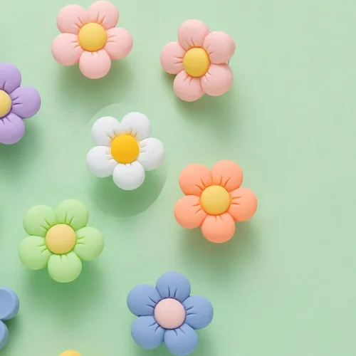 Miniatura 6 de NEVEGE Dijes de flores para zapatos para niñas, bonitos dijes de diseño para zapatos para adultos, adolescentes, niños, decoración de zapatos