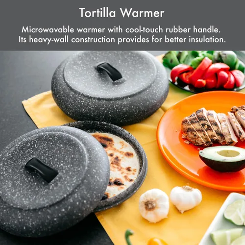 Miniatura 8 de Dexas calentador de tortillas, normal Patrón de granito