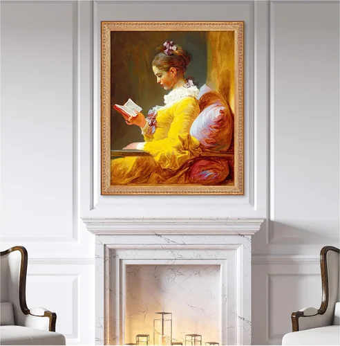 Miniatura 564 de A&T ARTWORK Campo de trigo con cipreses de Van Gogh Las reproducciones de arte clásico mundial, impresiones en lienzo giclée para decoración