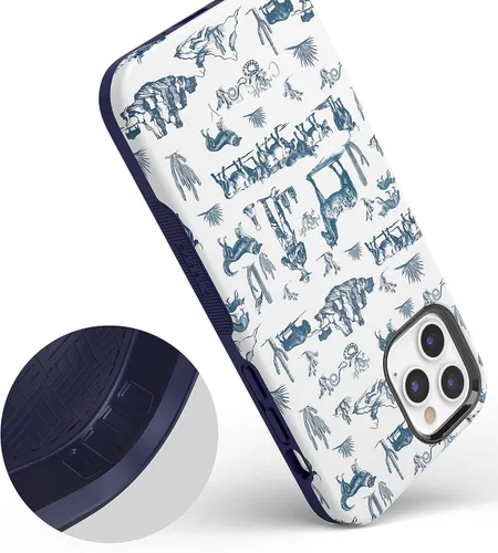 Miniatura 6 de Casely Funda para iPhone 12/12 Pro Wild West Adventure Desierto Compatible con MagSafe Diseño protector audaz