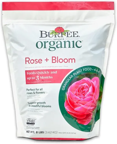 Miniatura 14 de Burpee Alimento Orgánico Granular de Propósito Natural de 4 Libras para Cultivar Plantas Fuertes Bueno para Huerto de Vegetales, Jardín de Flores