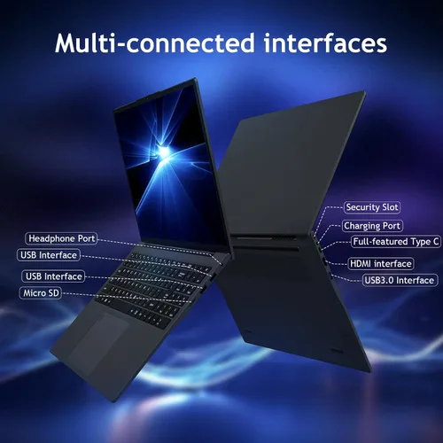 Miniatura 5 de Computadora portátil de 16 pulgadas - Procesador AMD Ryzen 3 3250U (2C/4T, 2.6-3.5 GHz), pantalla FHD IPS de 1920×1200, 16 GB RAM, 512 GB SSD