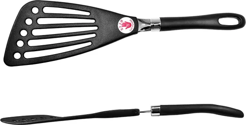 Miniatura 6 de Seki Japón Espátula para Zurdos Volteador de Huevos Espátula para Pescado Utensilios de Cocina - Volteador Ranurado Volteador de Huevos Utensilios