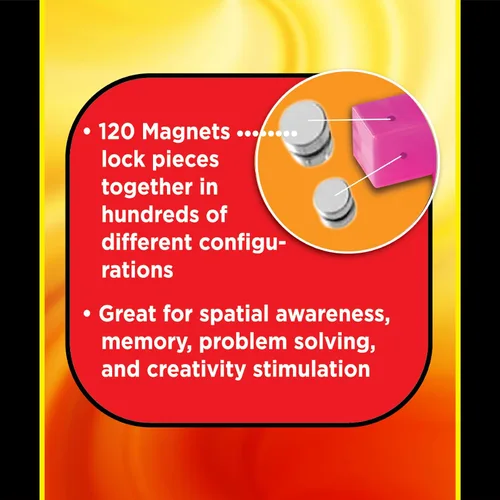 Miniatura 4 de Duncan Bloque magnético Brain-Teaser Puzzle, Rojo