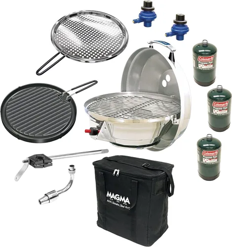 Miniatura 5 de Magma Productos Marine Kettle 3 - Estufa combinada y parrilla de gas, tamaño original, tamaño único, multi y productos, funda acolchada