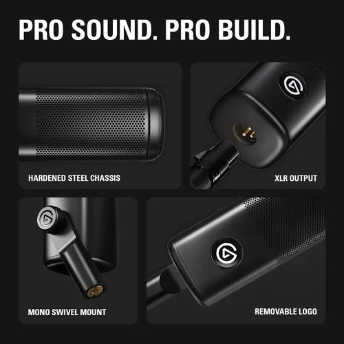 Miniatura 8 de Elgato Wave DX - Micrófono XLR dinámico, patrón cardioide, rechazo de ruido, optimizado para podcasting, streaming, transmisión, no requiere