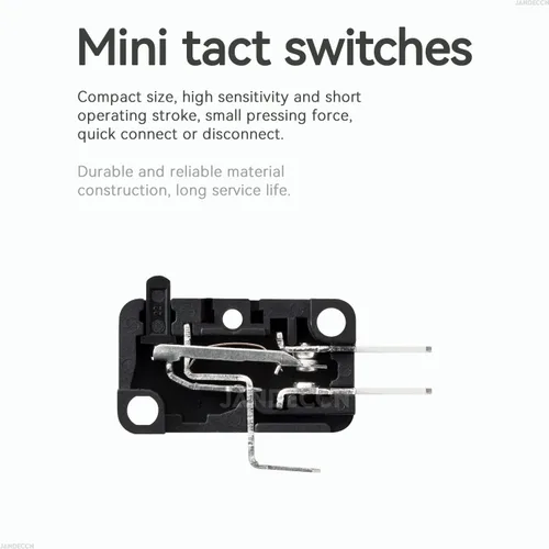 Miniatura 3 de 10 piezas Interruptor de límite de plomo, micro interruptor de acción Snap SPDT 1NO 1NC V-15-1C25