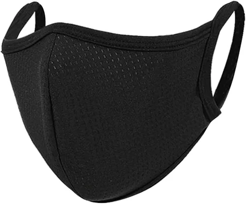 Miniatura 2 de VECDUO Bufanda lavable reutilizable con cinta para las orejas, antipolvo, sin costuras, para montar al aire libre