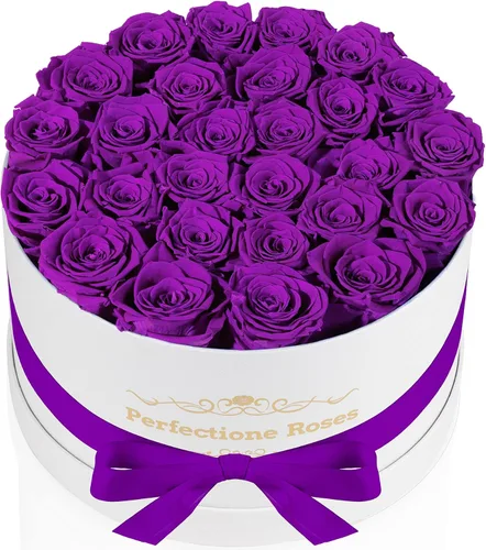 Miniatura 10 de Perfectione Roses 27 Rosas en una Caja, Rosa del Día de la Madre, Flores Preservadas para Ella, Flores para Entrega, Regalos de Cumpleaños