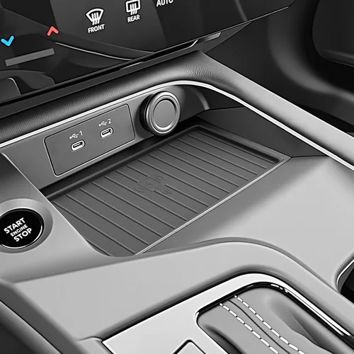 Miniatura 35 de SKTU Compatible con 2020-2024 2025 Land Rover Defender organizador de consola central 2023 2024 2025 accesorios Defender 2024 2025 bandeja