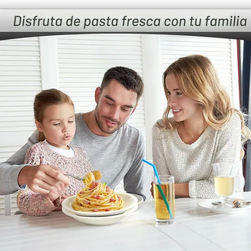 Miniatura 9 de Sailnovo Máquina para hacer pasta, máquina para hacer pasta de rodillo 180, 9 ajustes de grosor ajustables, máquina de fideos 2 en 1 con rodillos