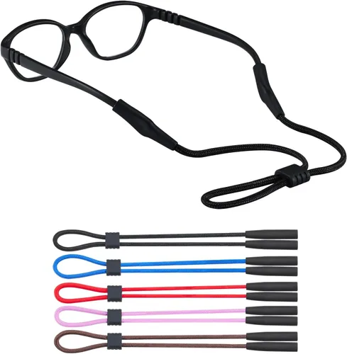 Correa para lentes de sol para niños, niñas y niños pequeños, soportes ajustables para anteojos alrededor del cuello, correa para gafas, cordón para