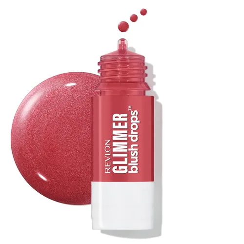Miniatura 11 de Revlon Gotas de Rubor Brillantes, Rubor Líquido para Mejillas, De Líquido a Polvo Aterciopelado, Brillante, Alto Pigmento, 101 Coralicious, 0.32 fl