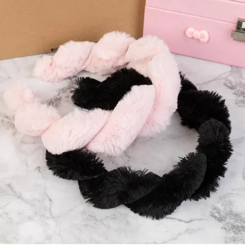 Miniatura 5 de Diadema para lavar la cara, diademas faciales de spa, suave y bonita banda para el cabello para el cuidado de la piel, maquillaje, para mujeres