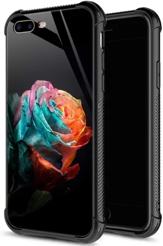 Miniatura 11 de ZHEGAILIAN Funda para iPhone 7/8 Plus, protección de grado militar, esquinas a prueba de golpes, funda antiarañazos para iPhone 7/8 Plus, girasol