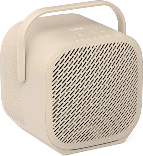 Pure Enrichment PureZone DUO - Purificador de aire de mesa True HEPA, flujo de aire de doble dirección, filtración de 3 etapas que captura polvo,