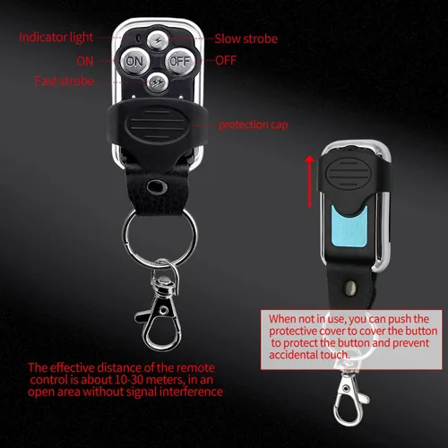 Miniatura 4 de Barra de luces LED de conducción todoterreno, interruptor de control remoto, intermitente estroboscópico de encendido/apagado, para luces