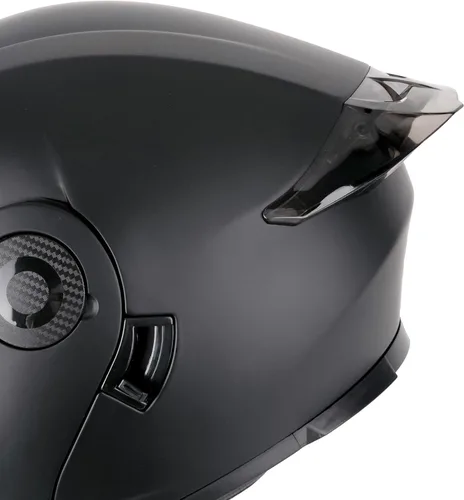 Miniatura 6 de GDM Raptor Modular Bluetooth Casco de motocicleta abatible, negro mate