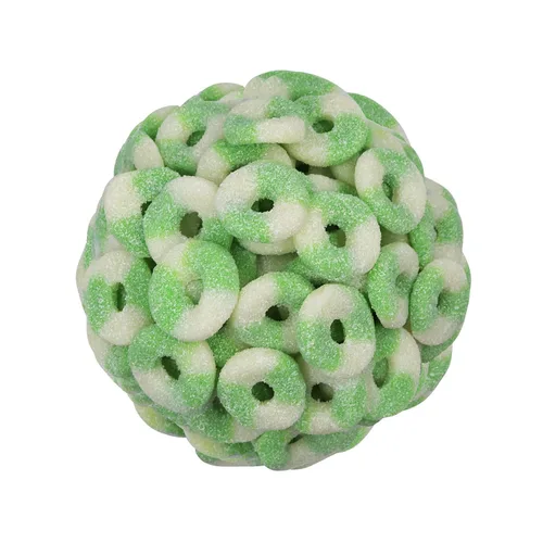 Miniatura 20 de Smarty Stop Mini anillos de gomita agria Candy GummiRoos (1 libra (paquete de 1), surtido)