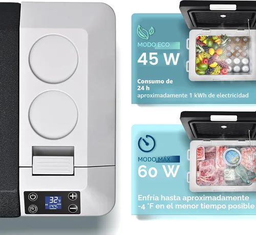 Miniatura 3 de EUHOMY Refrigerador para Automóvil, 12/24V DC y 120～240V AC, Refrigerador Congelador Enfriador con Batería para CFJ/TWW/CFIM/CFG/CFW